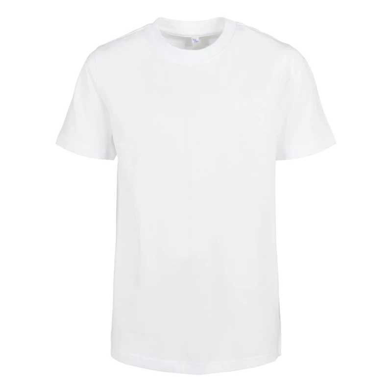 Image of Build Your Brand Basic T-Shirt in White Size: 4-6 Years White Unisex 4-6 Years
