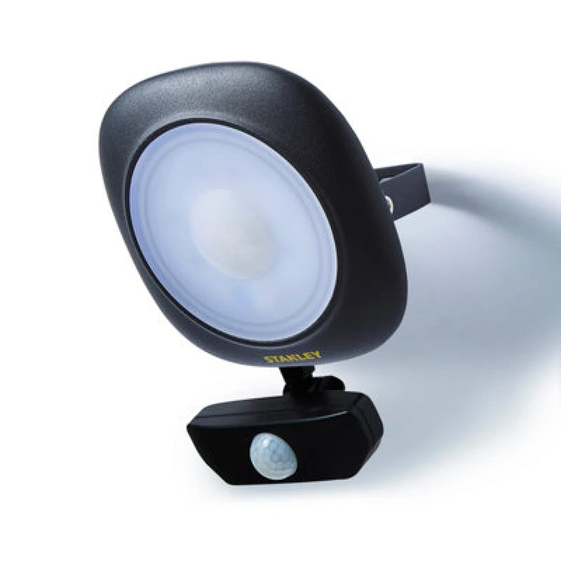 Image of Stanley Black Mains-Powered Cool Daylight LED Pir Slimline Floodlight 2700Lm