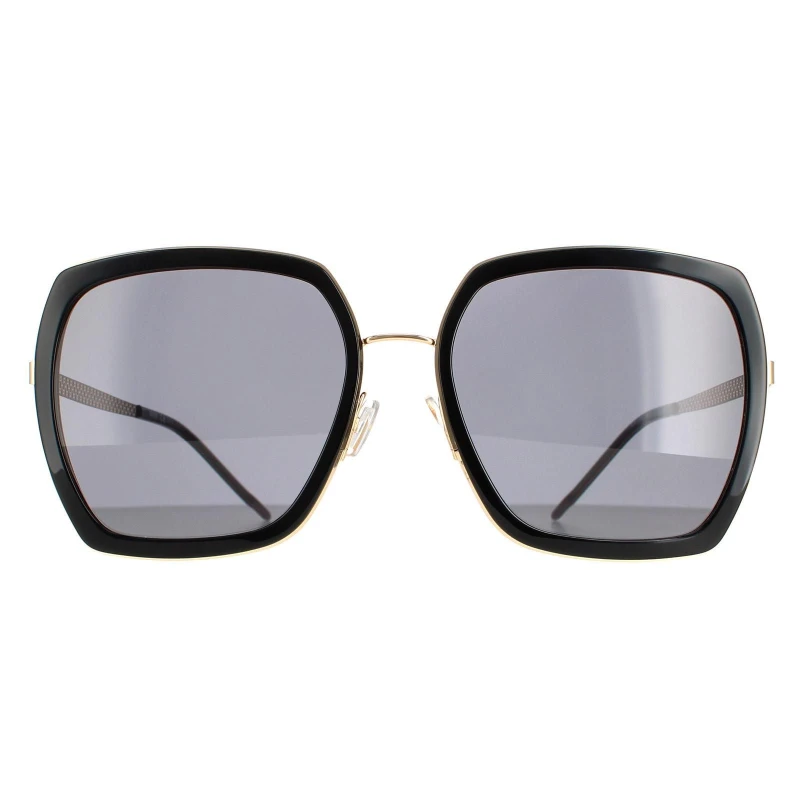 Image of Hugo Boss Square Gold Black Grey BOSS 1208/S Gold female
