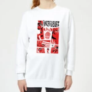 Image of The Incredibles 2 Poster Womens Sweatshirt - White - M
