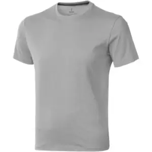 Image of Elevate Mens Nanaimo Short Sleeve T-Shirt (S) (Grey Melange)