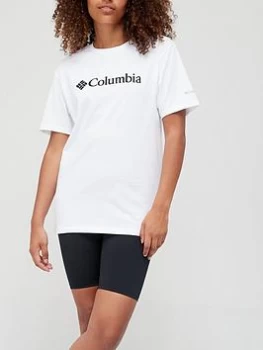 Image of Columbia CSC Basic Logo Short Sleeve T-Shirt - White, Size S, Women