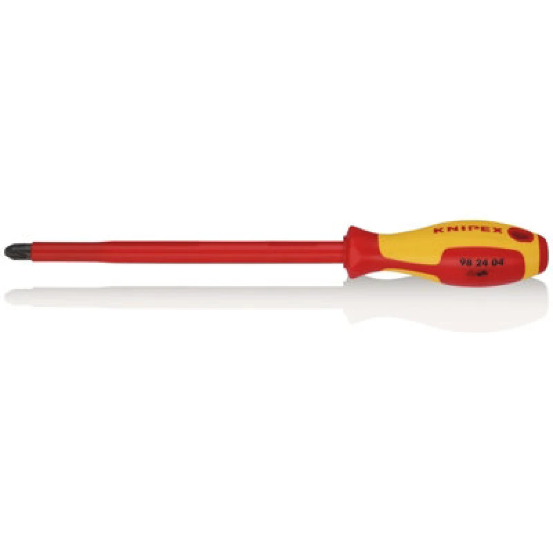 Image of Knipex 98 24 04 Vde Insulated Screwdriver, Ph4 X 200mm 18805