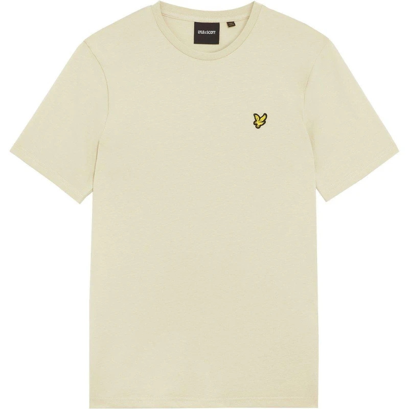 Image of Lyle and Scott Basic Logo T Shirt Grey Taupe male M