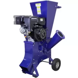 Image of 15HP Wood Chipper Petrol Garden Tree Commercial Timber - Blue - T-mech