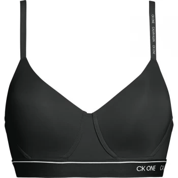 Image of Calvin Klein Lightly Lined Bralette - Black