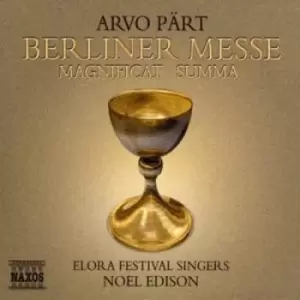 Image of Berliner Messe Edison Elora Festival Singers by Arvo Part CD Album