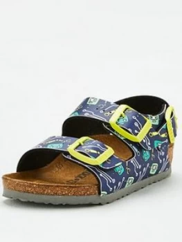 Image of Birkenstock Boys Robot Milano Sandal - Blue Multi, Size 1 Older