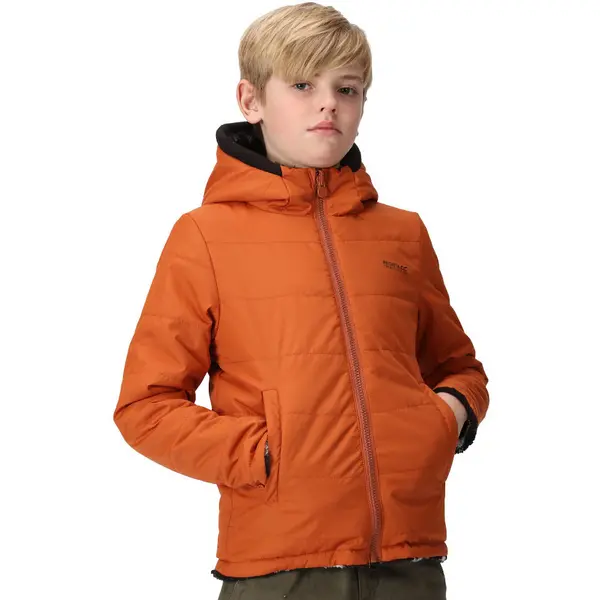Image of Regatta Boys Kyrell Reversible Borg Jacket 15-16 Years
