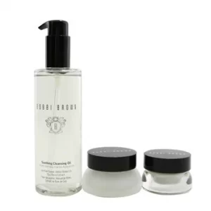 Image of Bobbi Brown Skin Nourishing Extra Skincare Set: Cleansing Oil 200ml+ Extra Eye Repair Cream 15ml+ Extra Repair Moisture Cream 30ml 3pcs