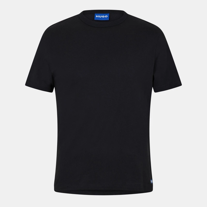 Image of Hugo Mens Blue3 Naolo T-Shirt Black male L
