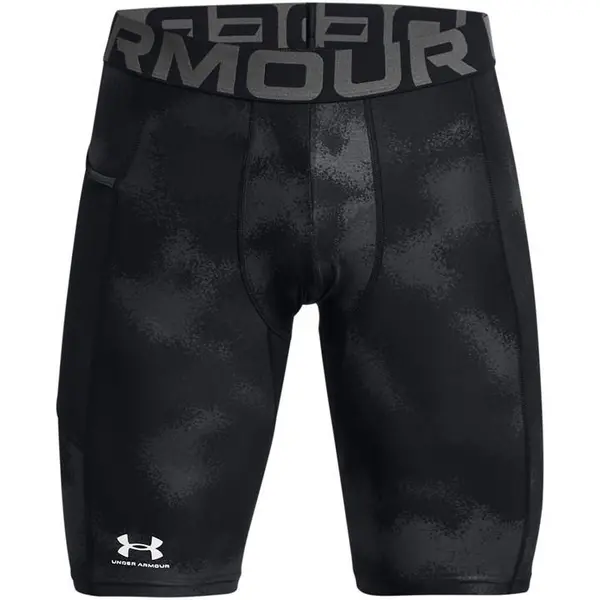 Image of Under Armour HG Armour Printed Lg Sts - Black XL