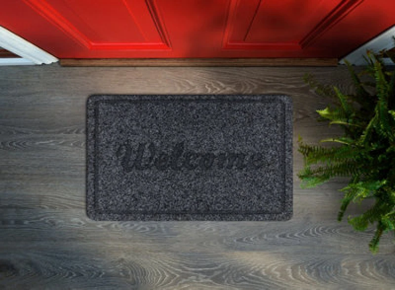 Image of RugsX Doormat Welcome 2098 Antislip, Outdoor, Indoor - Anthracite 40X60 Cm