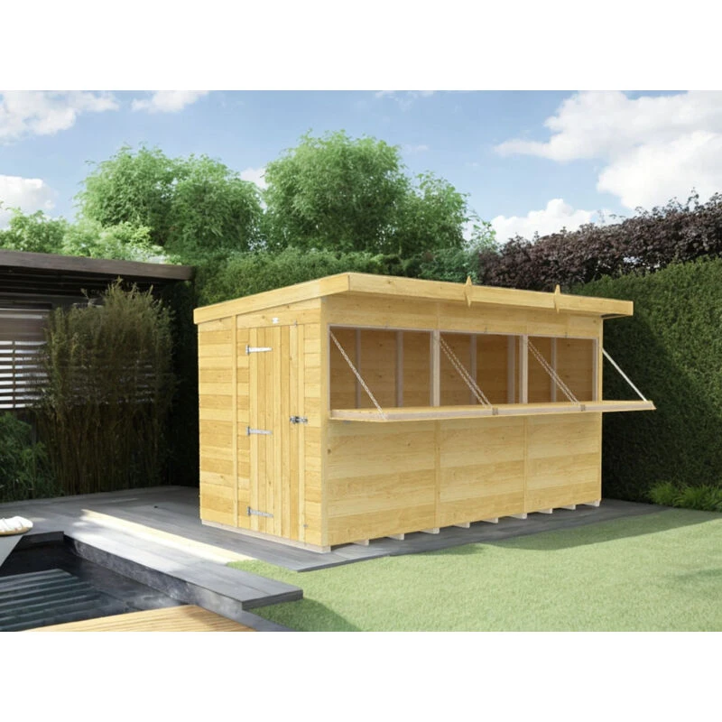 Image of DIY Sheds 12 x 6 BAR, Brown 12X6PBARFF