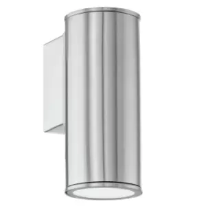 Image of Eglo Riga LED Outdoor Wall Light - Stainless Steel