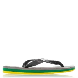 Image of Havaianas Brasil Lay Womens Flip Flops - Grey