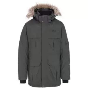 Image of Trespass Mens Highland Waterproof Parka Jacket (M) (Olive)