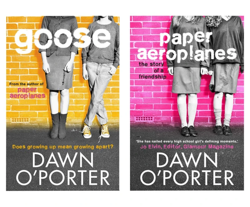 Image of Paper Aeroplanes Series By Dawn O'Porter 2 Book Set Paperback Goose Edition Complete Dawn O'Porter Books
