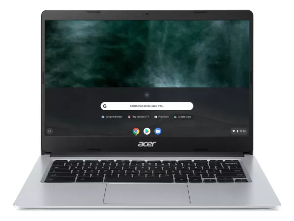 Image of Acer Chromebook CB314-1H-C5QU N4020 35.6cm (14") Full HD Intel Celeron N 4GB LPDDR4-SDRAM 128GB Flash WiFi 5 (802.11ac) ChromeOS Silver