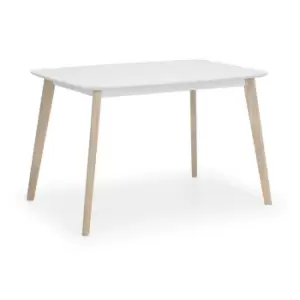 Image of Julian Bowen Casa Rectangular Dining Table White