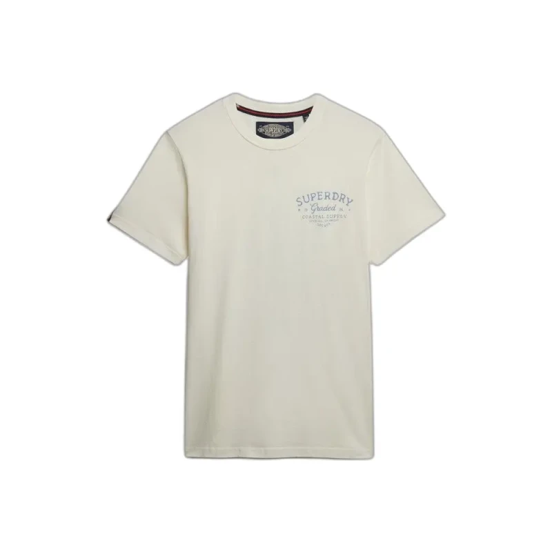 Image of Superdry T-Shirt Superdry Lo-fi Dockside Blanc Male M