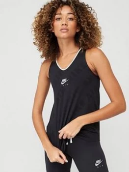 Image of Nike Air Running Tank Top - Black
