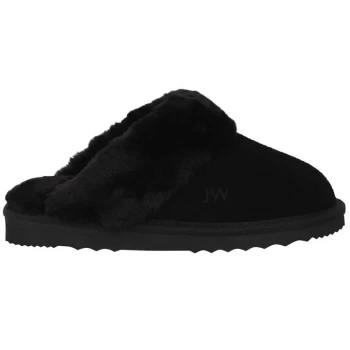 Image of Jack Wills Mule Slippers - Black