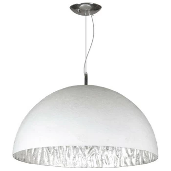 Image of Linea Verdace Lighting - Linea Verdace Moon Face 3 Light Dome Pendant Ceiling Lights White