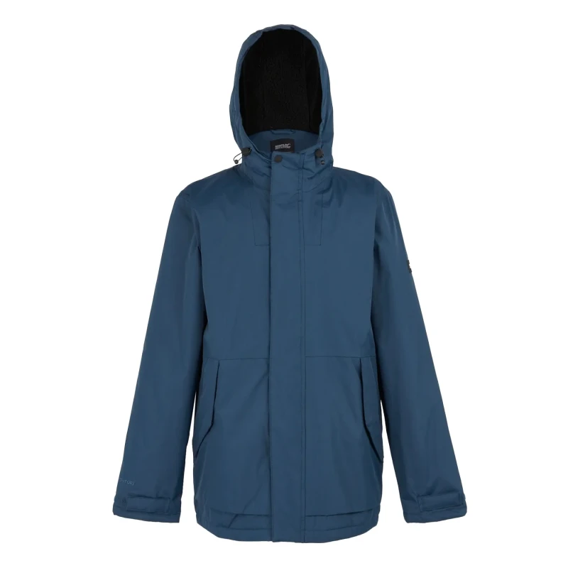 Image of Hooded waterproof jacket Regatta Sterlings IV Bleu Male 2XL
