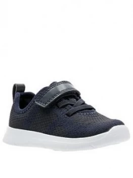 Image of Clarks Ath Flux Toddler Trainers - Navy, Size 3 Younger