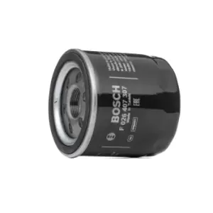 Image of Bosch Oil filter Spin-on Filter F 026 407 307 Engine oil filter FORD,FORD USA,Mondeo V Kombi (CF),S-Max (CJ),Focus Mk4 Turnier (HP)