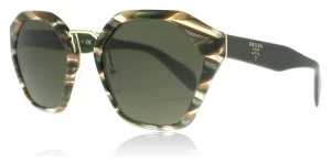 Image of Prada PR04TS Sunglasses Sheaves Grey Brown VAO4J1 55mm