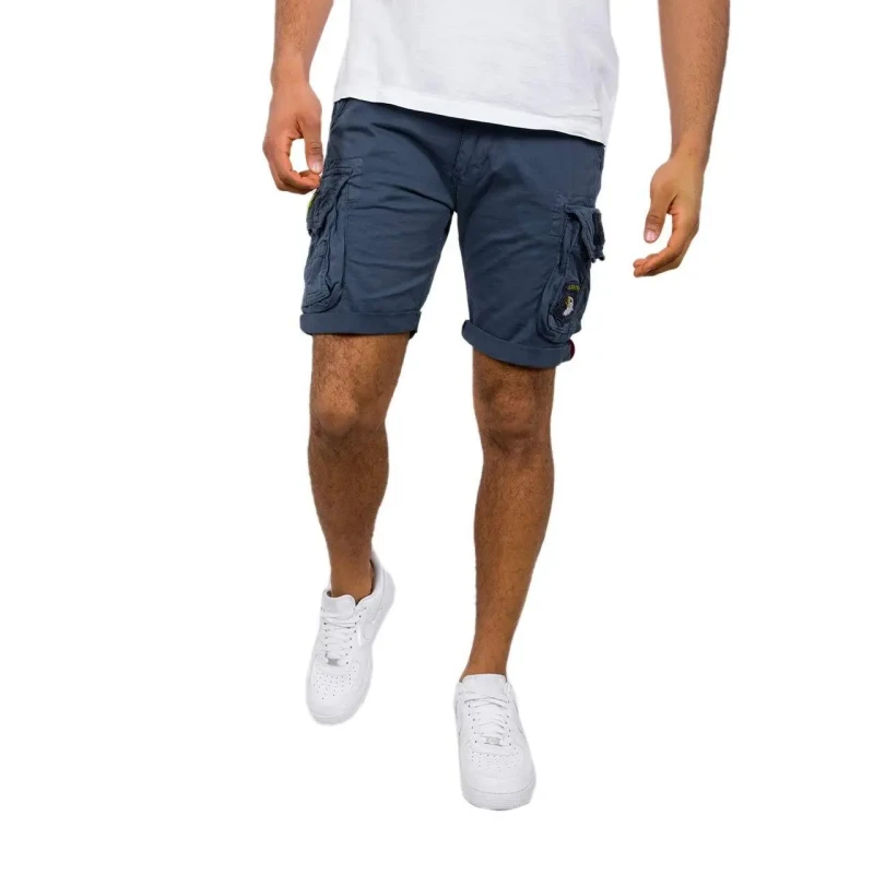 Image of alpha industries Short Alpha Industries Crew Patch Bleu Male 31