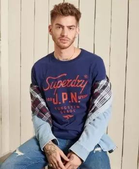 Image of Superdry Script Style Workwear Top