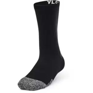 Image of Under Armour Armour Heatgear Crew Socks 3 pack Junior - Black