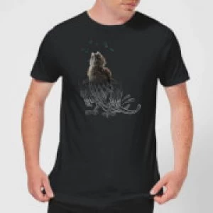 Image of Fantastic Beasts Tribal Augurey Mens T-Shirt - Black - M