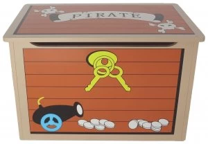Image of Kiddi Style Pirate Treasure Chest Toy Box
