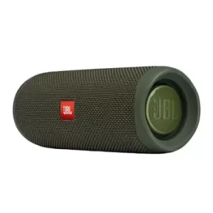 Image of JBL Flip 5 Waterproof Rugged Portable Bluetooth Speaker Green