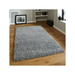 Image of Vista 2236 Shaggy Rug, Grey, 200 x 290 Cm - Think Rugs