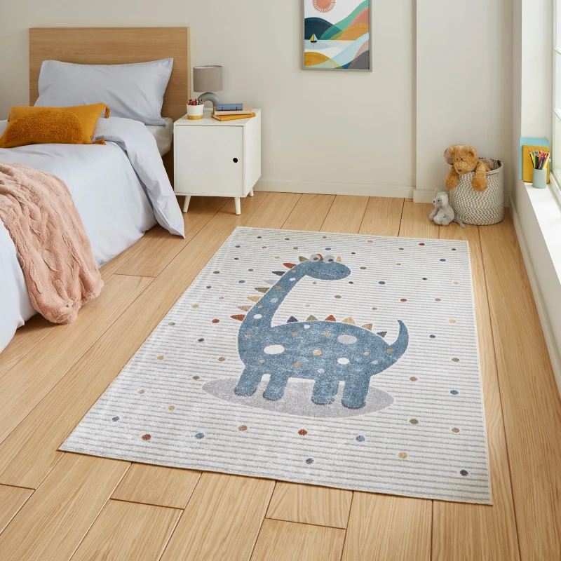 Image of Vida Dinosaur Washable Rug
