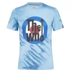 Image of Replay The Who Tie Dye T Shirt - Blue