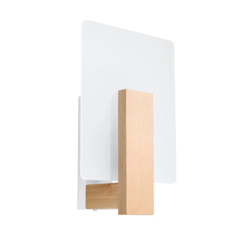 Image of SOLLUX Lappo wall lamp in natural wood SOL-SL.1094