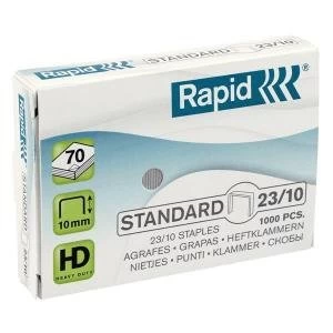 Image of Rapid Standard 2310 Staples 10mm Shank Length Pack of 1000 24869300