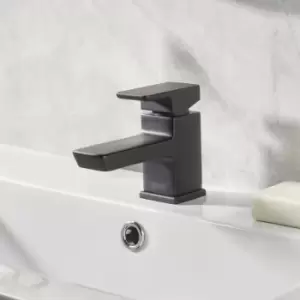 Image of Bristan - Cobalt Basin Mixer Tap with Clicker Waste - Black