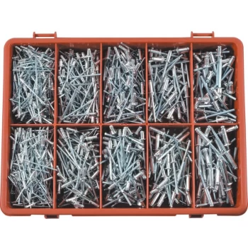 Image of Aluminium Dome Head Rivet Kit - Kennedy