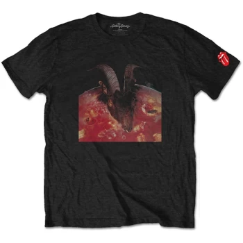 Image of The Rolling Stones - Goats Head Soup Unisex Medium T-Shirt - Black