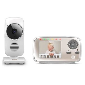 Image of Motorola MBP667 CONNECT Smart Video Baby Monitors with Wi Fi Internet Viewing White