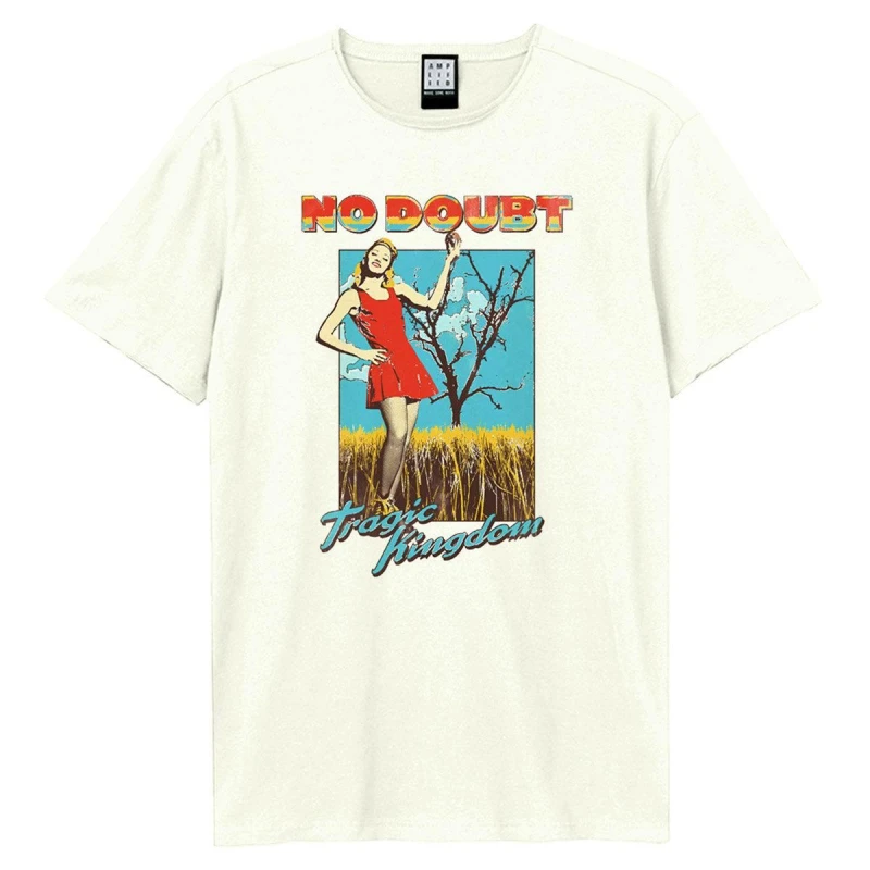 Image of Amplified Amplified Men Tragic Kingdom No Doubt T-Shirt in White Size: X-Small White XS Male 5063527923035