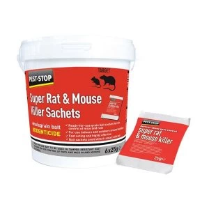 Image of Pest-Stop (Pelsis Group) Super Rat & Mouse Killer Sachets