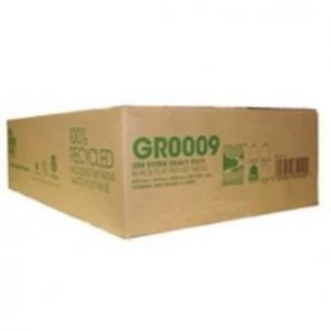 Image of The Green Sack Refuse Sacks Extra Heavy Duty 20KG Capacity Black Pack